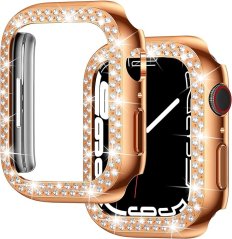 Trblietavý diamantový obal pre Apple Watch Series 7