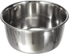 Nerezová miska pre hlodavce 600 ml s držiakom na klietku