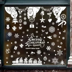 Vánoční samolepky na okna