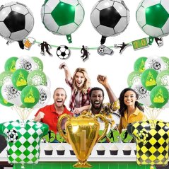 Dekorativní sada balónků s dekoracemi na party fotbal