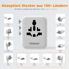 Univerzální cestovní adaptér