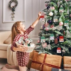 Adventný kalendár na naplnenie - závesný