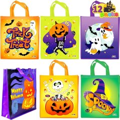 12 velkých halloweenských tašek