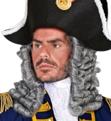 Kudrnatá paruka/ kostým velitele (Commander)