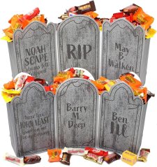 Halloweenské papírové sáčky na sladkosti - 72 ks