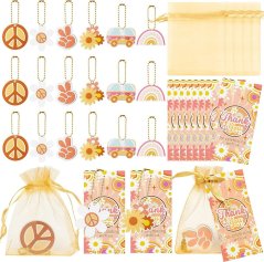 Sada hippie party doplnkov - 24 ks
