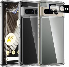 Ochranný kryt + ochranné sklo fotoaparátu na Google Pixel 7 Pro - Nekompletné