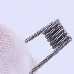 Sada 100 ks předmotaných spirálek Clapton 0,4Ω - Poškozený obal