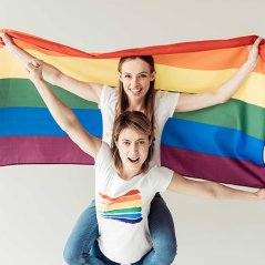Vlajka LGBT 150 x 90 cm
