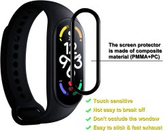 Ochranné sklo na hodinky Xiaomi Mi Band 7/8 - Nekompletné