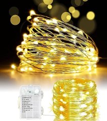 Vánoční/Zahradní světla na baterie 10M 100 LED
