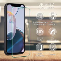 Ochranné sklo na iPhone 11/XR - 2 ks - Nekompletné