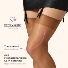Dámske vzorované pančuchové nohavice 15 DEN - veľ. XL/XXL