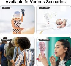 USB stolní ventilátor se 4 rychlostmi