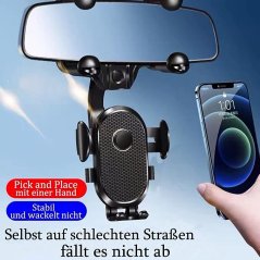 Držiak mobilného telefónu na spätné zrkadlo