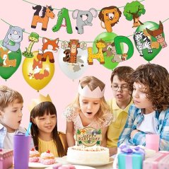 Narodeninová sada balónikov Baby - Zvieratá 43 ks