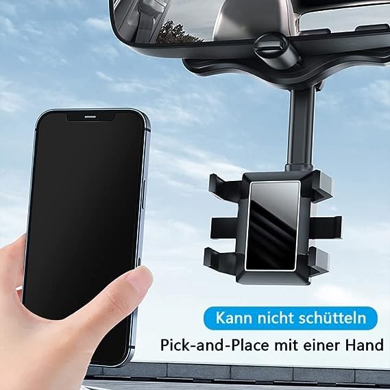 Držák mobilního telefonu na zpětné zrcátko