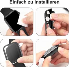 Pouzdro s ochranou obrazovky Apple Watch Series 7/8 41mm - 6 ks