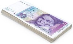 Herní bankovky 10 německých marek – 100 ks