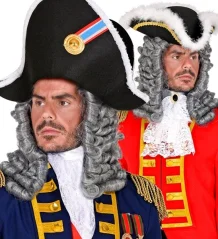 Kudrnatá paruka/ kostým velitele (Commander)