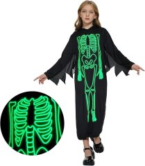 Detský halloweensky kostým kostlivca