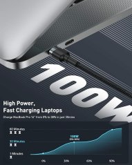 Rychlonabíjecí kabel USB C 100W 2m - 2 ks