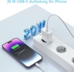 Nabíjecí adaptér 20W a kabel USB-C - Lightning - 2+2 ks