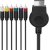 PS3/PS2 komponentní kabel, 1,8 m HD RCA Audio Video kabel