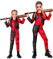 Kostým Harley Quinn (bunda, vesta, nohavice)