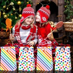 Adventný kalendár - darčekové tašky závesné