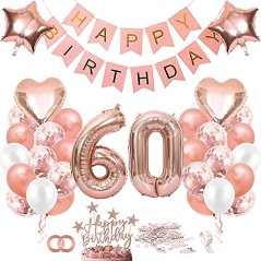 Narozeninová sada balónků 60 let