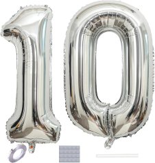 Balónik číslica 10.