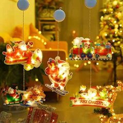 LED vánoční ozdoba - Santa - Poškozená krabice