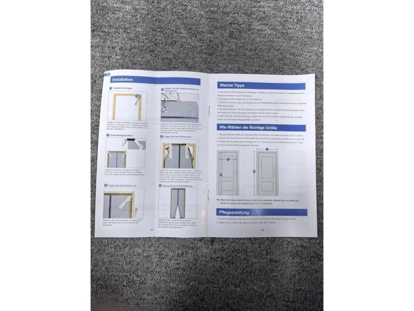 Magnetická sieť proti hmyzu na balkónové dvere - viac veľkostí, čierna